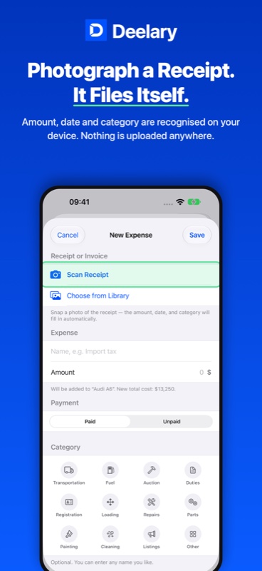 Receipt scanning